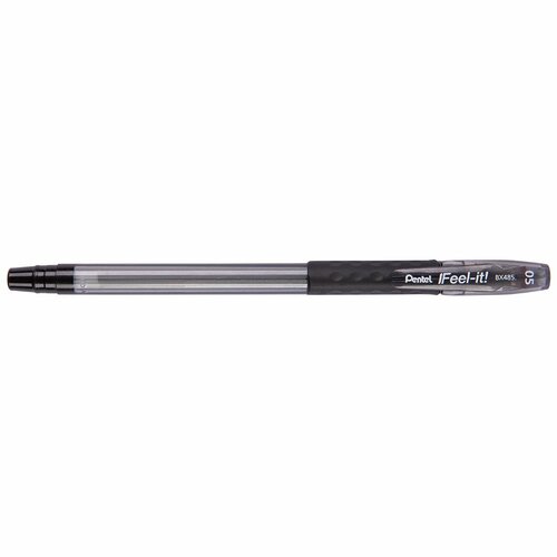 pentel ручка шариковая feel it 1 0 мм bx490 bx490 b красный цвет чернил 1 шт Ручка шариковая Pentel Feel it! 0,5 мм, 12 шт