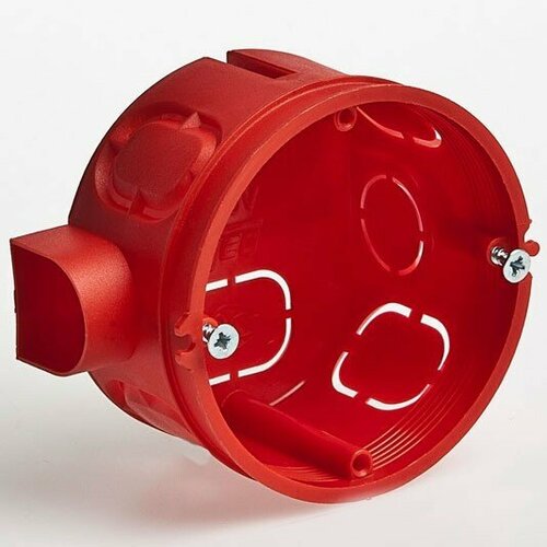 Коробка усановочная для блоков Tyco 65х40 мм круглая наборная с саморезами 388₽