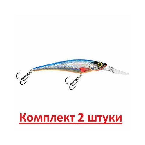 Воблер AQUA Пан 130mm, вес - 13,0g, цвет 015 (голубая спинка), 2 штуки