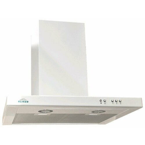 Вытяжка Elikor Квадра 60 белый 430 кнопочный переключатель 1206000₽