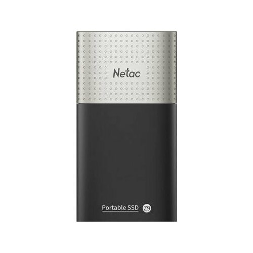 Внешний SSD-диск Netac USB-C 128Gb Z9 1.8 черный ssd накопитель netac z slim black usb 3 2 gen 2 type c external ssd 128gb r w up to 510mb 440mb s with usb c to usb a cable and usb a to usb c adapter 3y wty nt01zslim 128g 32bk