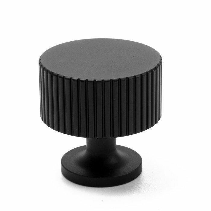 Ручка кнопка CAPPIO PK326 d=28 мм цвет черный (комплект из 10 шт)