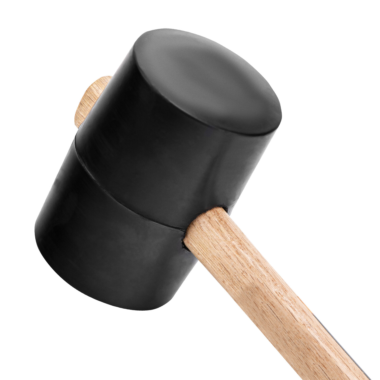 Киянка резиновая 1130 г черная резина деревянная рукоятка// Sparta