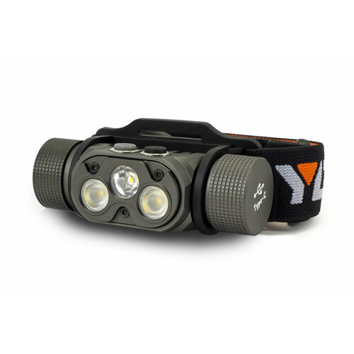 фото Фонарь налобный яркий луч ylp panda 4.2r cree xp-l hi +2 sams. lh351d high-cri, max1500лм, акк.2600mah