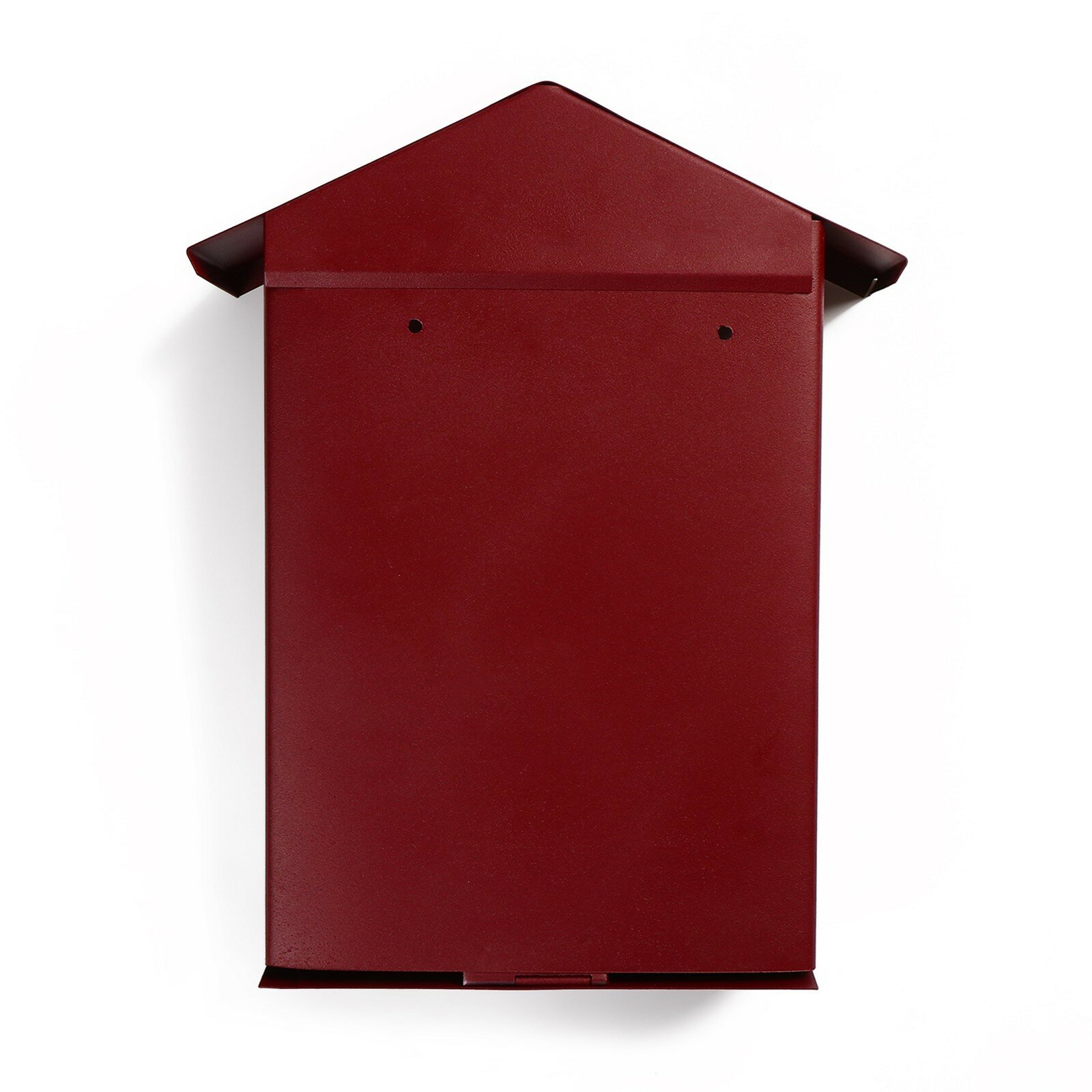 Ящик почтовый с замком, вертикальный, «Домик», вишнёвый - фотография № 5
