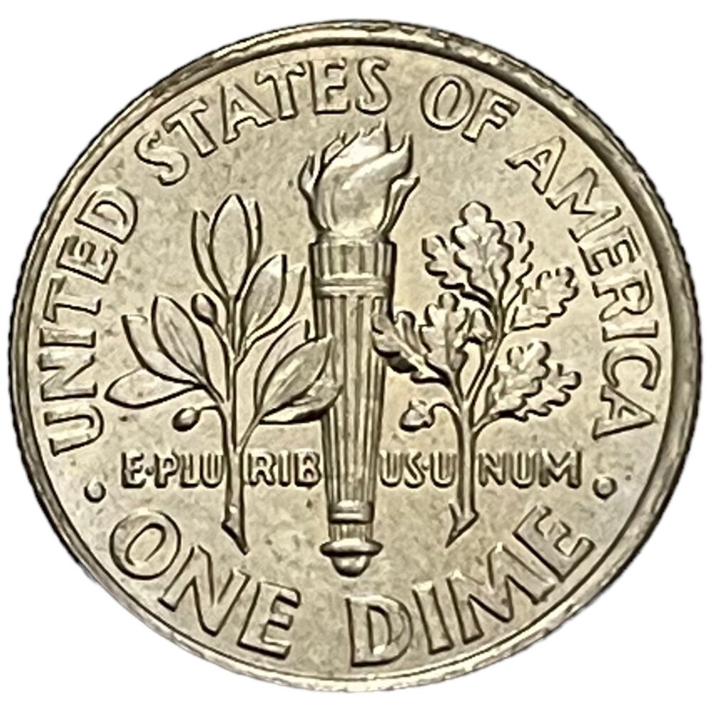 США 10 центов (1 дайм) 2014 г. (Dime, Рузвельт) (D)
