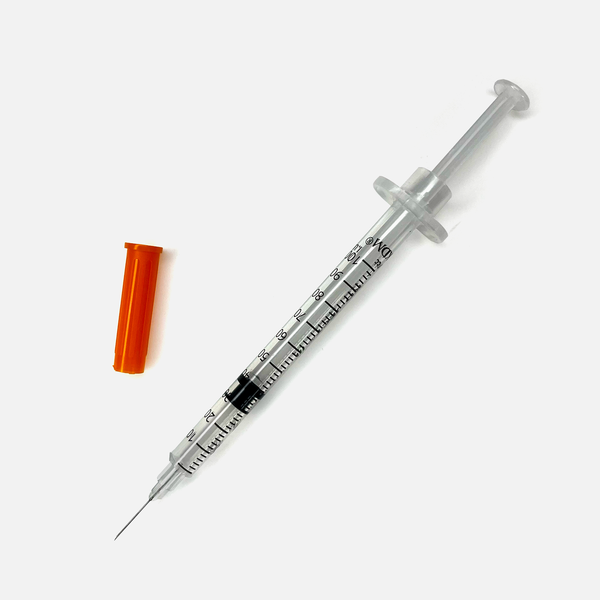 Инсулиновый шприц KDM, медицинский, одноразовый, стерильный, 1 мл, U100, игла 12,7 мм (30G), 100 шт.