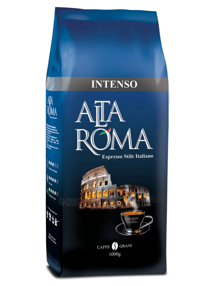 Зерновой кофе ALTA ROMA INTENSO, пакет, 1000гр.