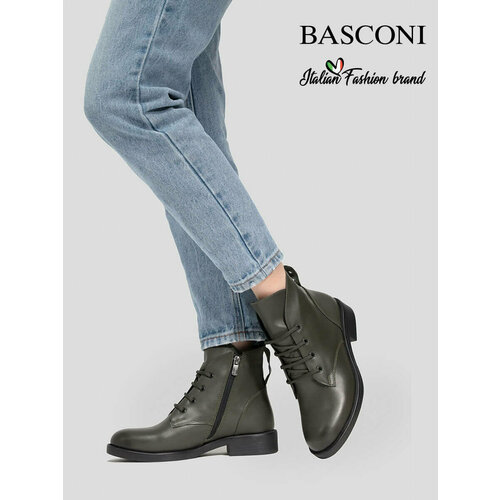 фото Ботинки basconi, размер 39, хаки