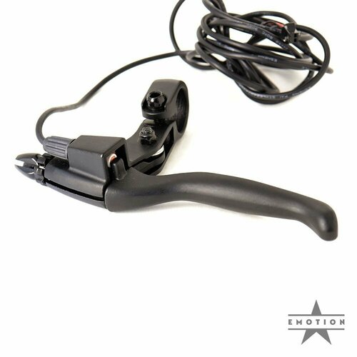 фото Ручка тормоза для электросамоката. ручка тормоза на электросамокат правая, кабель 2 метра emotion