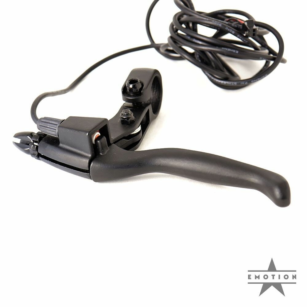 фото Ручка тормоза для электросамоката. Ручка тормоза на электросамокат правая, кабель 2 метра