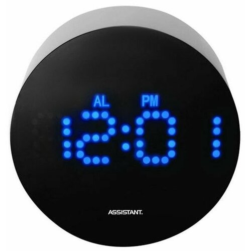 Настольные часы будильник круглые Assistant AH-1025