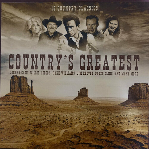 Виниловая пластинка Сборник - Country's Greatest (180 Gram Black Vinyl LP) johnny cash – american v a hundred highways