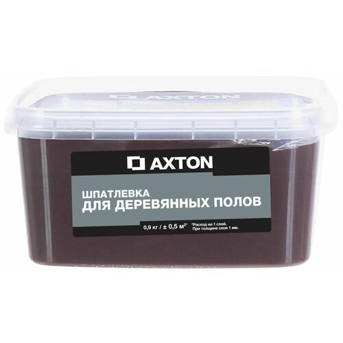 Акстон шпаклёвка для пола эспрессо (0,9кг) / AXTON шпатлёвка для деревянных полов эспрессо (0,9кг) шпатлёвка axton для дерева 0 9 кг эспрессо