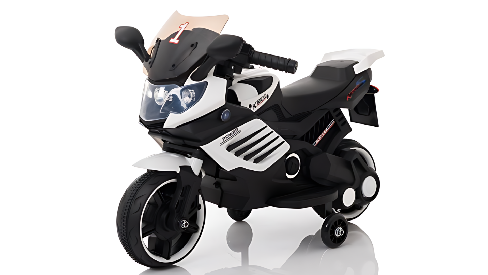 Детский электромобиль мотоцикл - LQ-158-White