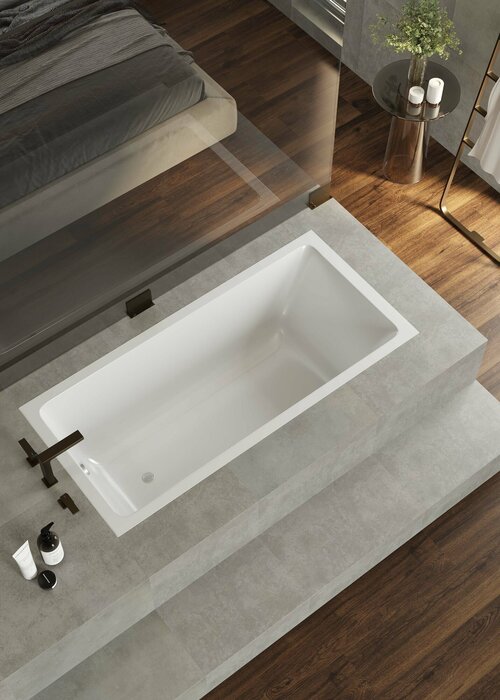 Акриловая ванна на каркасе Trende Brillanz 150х75 см, TRE17-15075