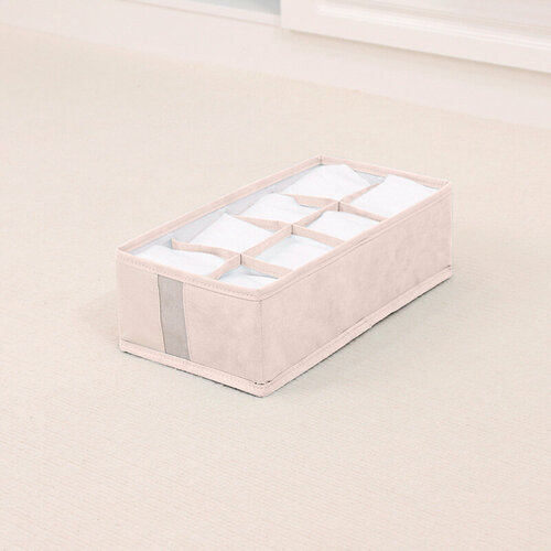 Органайзер, органайзер для хранения в шкаф, контейнер для хранения одежды, органайзер для нижнего белья, контейнер для хранения, органайзер для вещей, коробка для хранения, органайзер для хранения вещей, ящик для хранения плешоп без крышки, 8 отделений