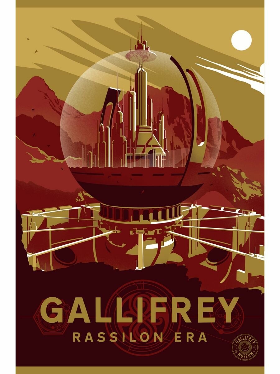 Постер "Gallifrey. Rassilon Era."