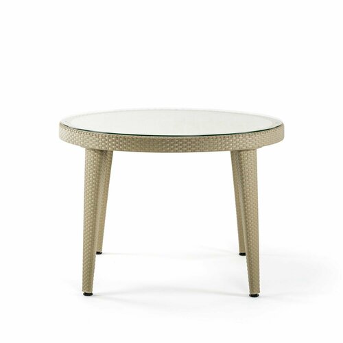 Стол со стеклянным верхом Tilia OSAKA 110 см Кофейный