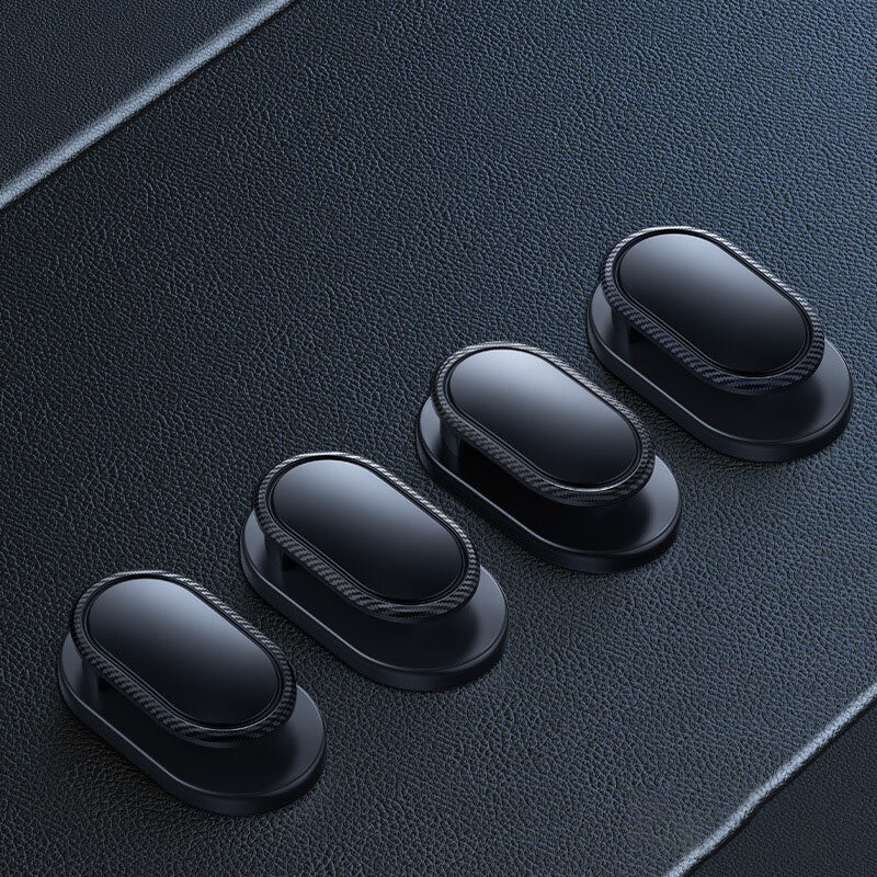 фото Автомобильный крючок многофункциональный ForAll черный, фигурный, 4шт.