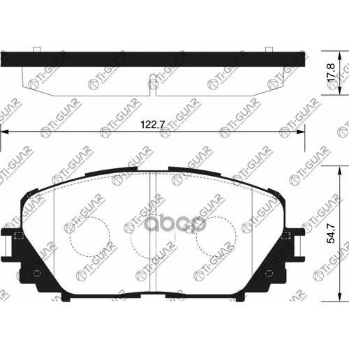 Тормозные Колодки Tg-1518Pn1518 Tiguar Ty Vitz Ncp91Rs 05 Ty Belta Scp92 05 Ty Passo M52 08 Ty Ractis Cp10 4660₽
