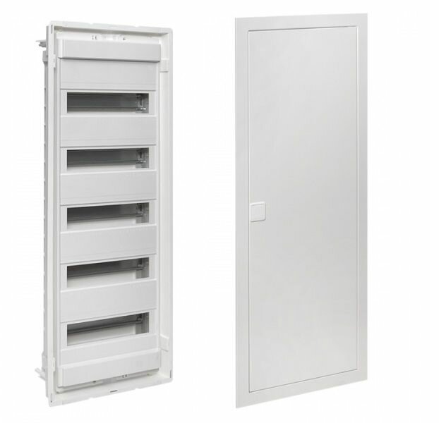 Щит силовой встраиваемый "Nova" (с DIN-рейками) 60 модулей IP40 EKF PROxima с дверью металлической для щита "Nova" 5 габарит IP40 EKF PROxima