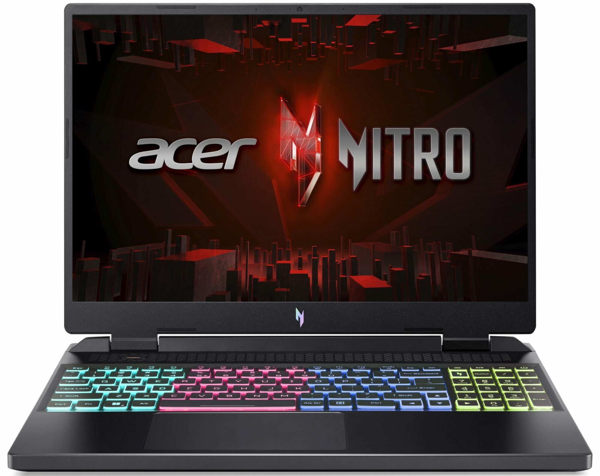 Ноутбук Acer Nitro 16 AN16-41-R89N Ryzen 9 7940H 32Gb SSD1Tb NVIDIA GeForce RTX4070 8Gb 16" IPS WQXGA (2560x1600) noOS black WiFi BT Cam (NH. QLJCD.002)