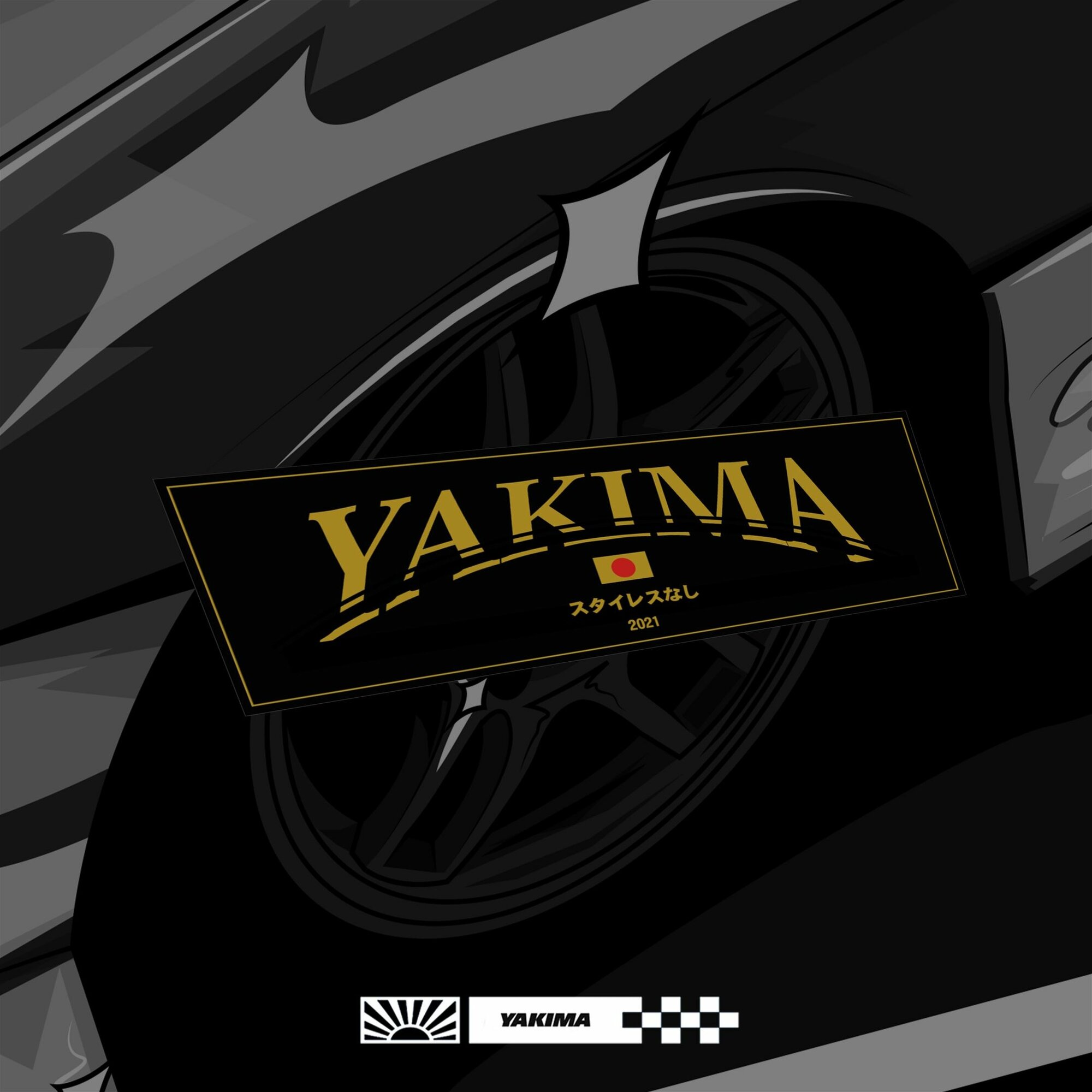 JDM Наклейка на автомобиль Yakima