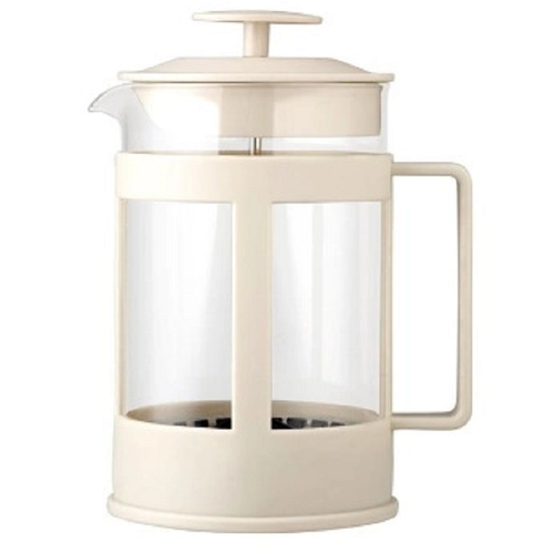 Френч-пресс TECO TС-P1035-BG (бежевый) 0,35 л, пластик и стекло