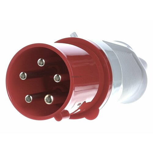 Разъем CEE 63A 5p 6h 400 В 50 60 Гц красный 260 Walther 4015609000333 25365₽