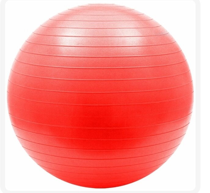 Мяч гимнастический 85см, красный