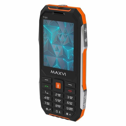 Телефон MAXVI T101 Global для РФ 2 micro SIM черныйоранжевый 269000₽