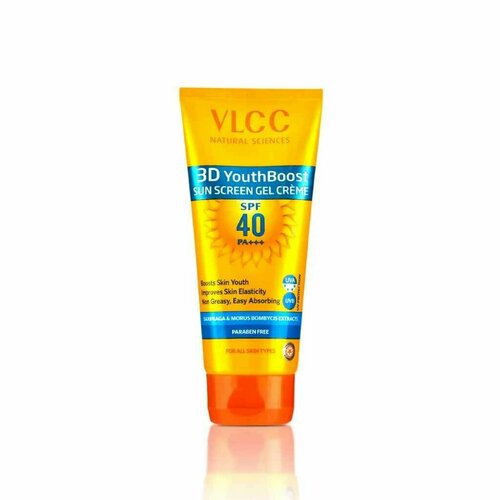 3D YOUTH BOOST Sun Screen Gel Creme SPF40 PA VLCC 3D молодёжный импульс солнцезащитный гель-крем SPF40 125 г 2334₽