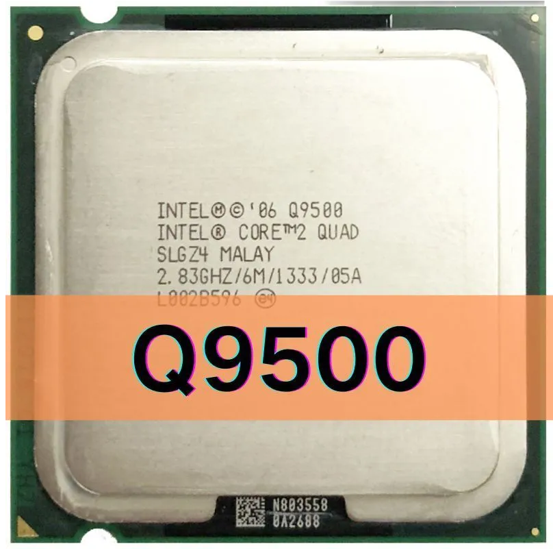 Процессор Intel Core 2 Quad Q9500 Yorkfield LGA775, 4 x 2833 МГц, OEM