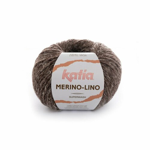 Пряжа для вязания Katia Merino-Lino (503 Brown)