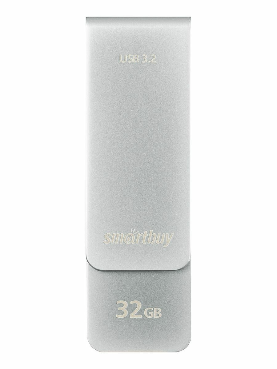 Накопитель USB 3.0 32GB SmartBuy M1 серый металлик - фото №11