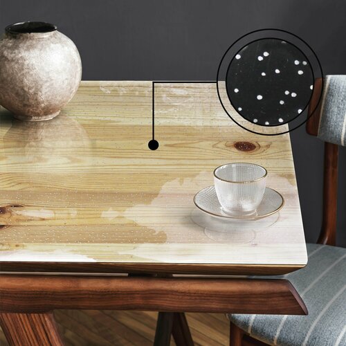 Гибкое стекло на стол 60x60 см