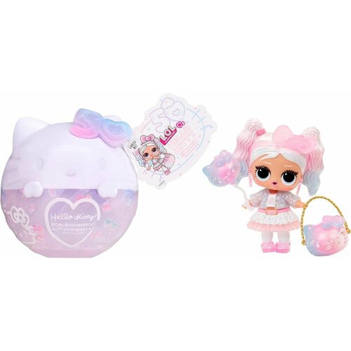 Куклa Lol Surprise Loves Hello Kitty Miss Pearly Хеллоу Китти hk 003903 игровой набор hello kitty волшебная карусель