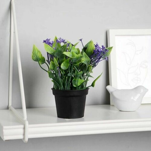 Растение искусственное в горшке Кислица люкс 7х14см микс 595₽