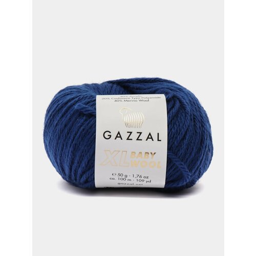 Пряжа Gazzal Baby Wool XL , Цвет Синий