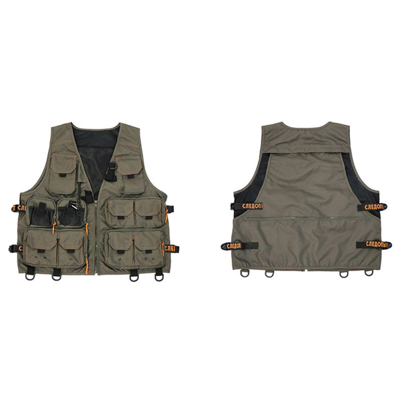 Жилет СЛЕДОПЫТ Fishing Mesh Vest, XXL, лето, хаки