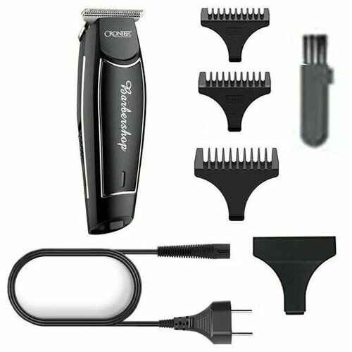 Профессиональный беспроводной мощный триммер для бороды и усов Черный 210000₽