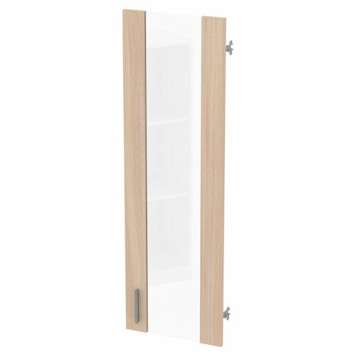 Дверь Меб-фф Дверь в рамке ДВ-62С-28М Дуб молочный стекло прозрачное 2711₽