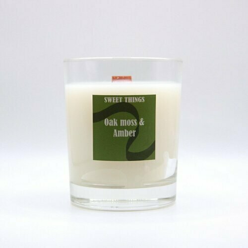Свеча ароматическая SweetThings Дубовый мох и янтарь, 200мл