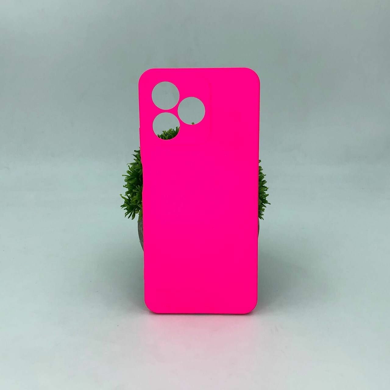 Realme Note 50 4G / C53 4G / C51 4G плотный силиконовый чехол с Soft-touch покрытием / Реалми Нот 50 4 Джи / Ц53 4 Джи / Ц51 4 Джи, с защитой модуля камер