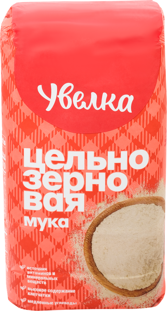 Мука пшеничная увелка цельнозерновая, 1,9кг