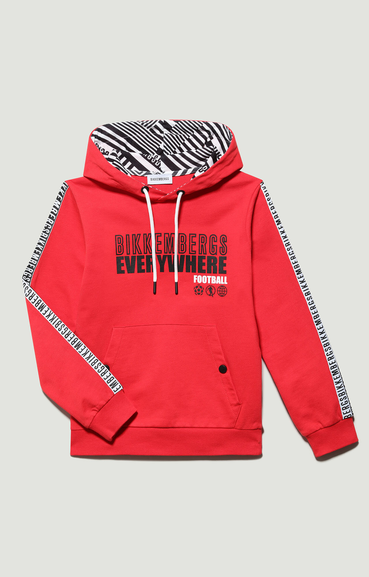 Худи BIKKEMBERGS, размер 16, красный
