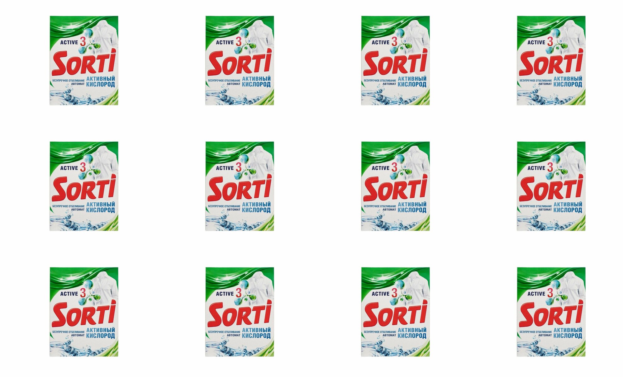 Sorti Автомат Активный кислород,350 г,12 шт