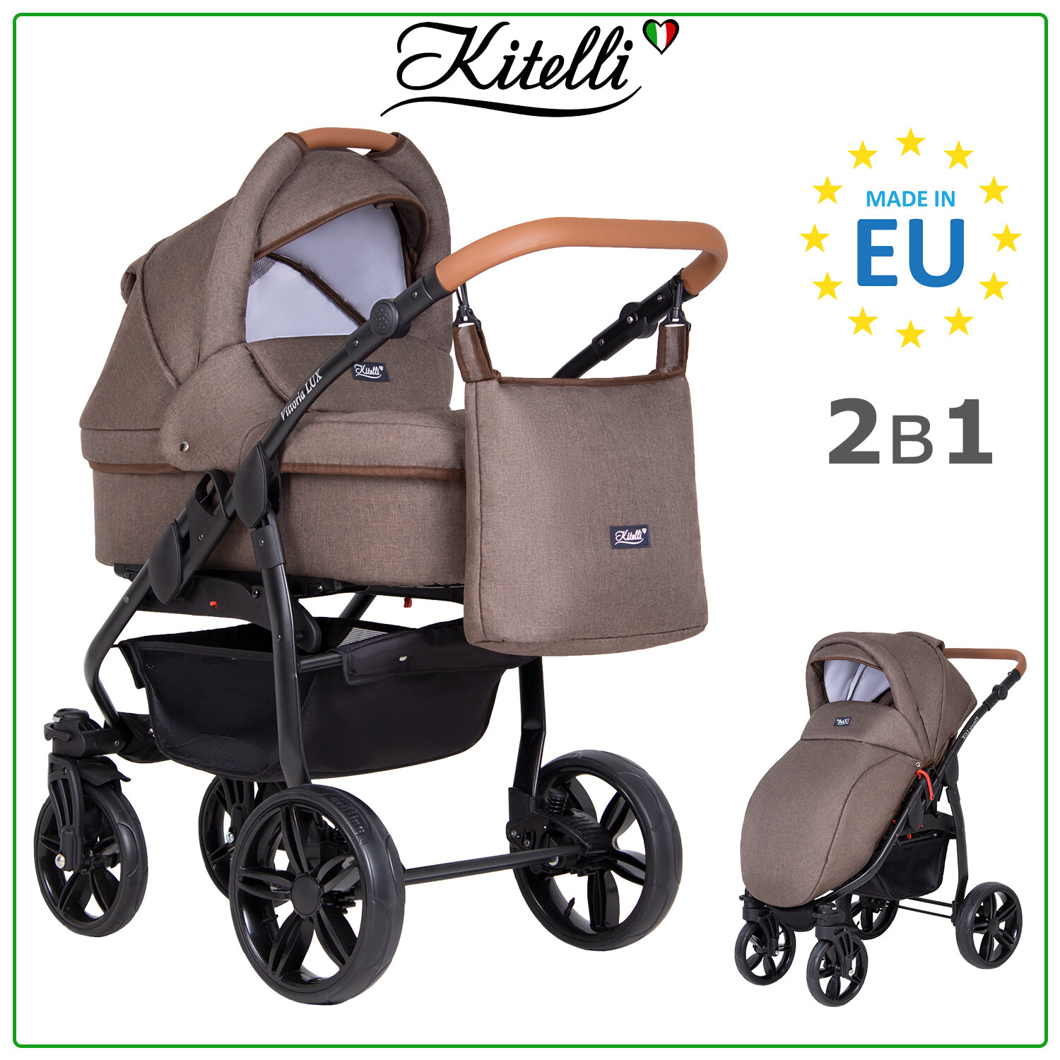 Детская коляска 2 в 1 Kitelli Vittoria LUX 5