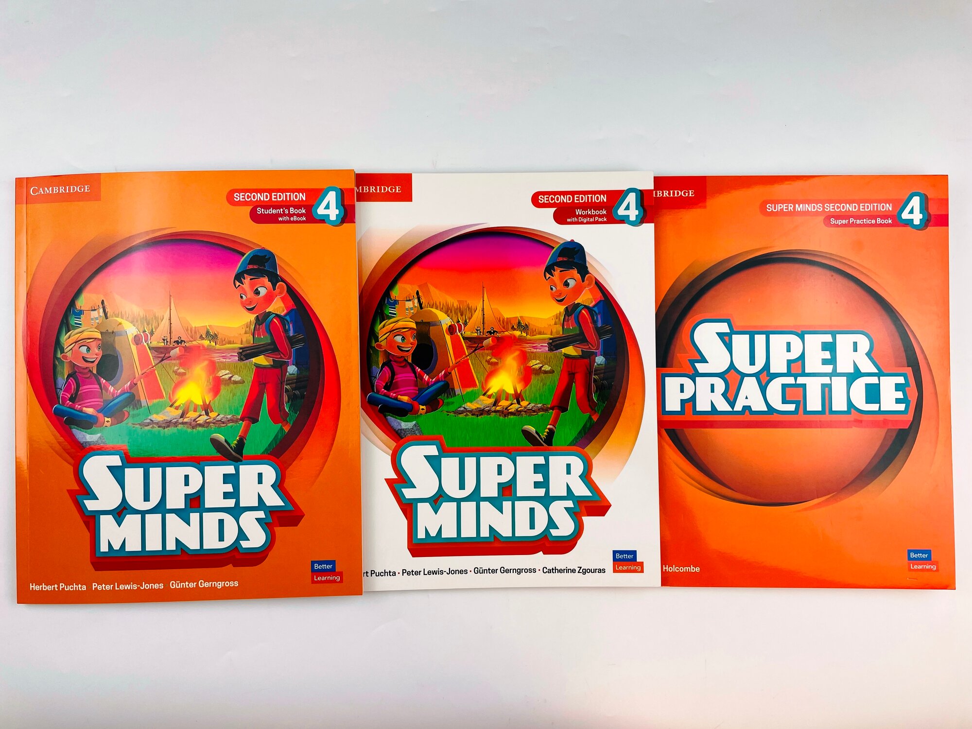 Комплект Super Minds 4 + Super Practice 4 (second edition) Students book with DVD+ WorkBook